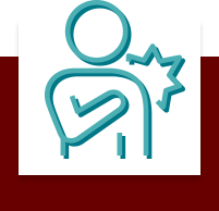 Shoulder pain icon