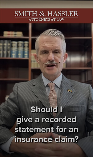 Should I give a recorded statement for an insurance claim?